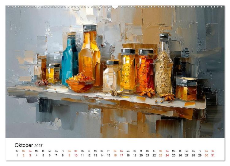 Produktbild: K&uuml;chen Poesie (Wandkalender 2027 DIN A2 quer), CALVENDO Monatskalender