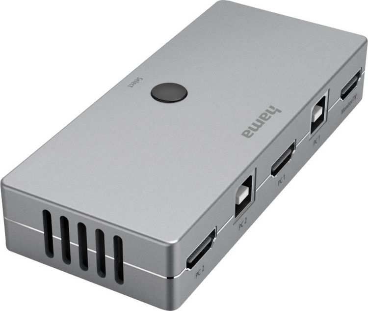 Produktbild: Hama 2+2 Port KVM-Umschalter HDMI USB 4096 x 2160 Pixel