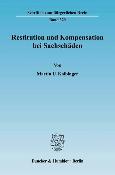 Produktbild: Restitution und Kompensation bei Sachsch&auml;den.