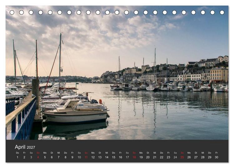 Produktbild: Bretagne - Cap Sizun (Tischkalender 2027 DIN A5 quer), CALVENDO Monatskalender