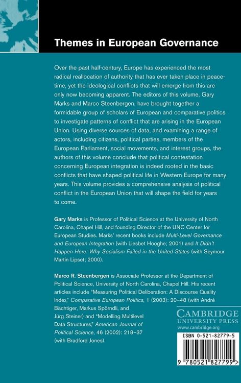 Produktbild: European Integration and Political Conflict