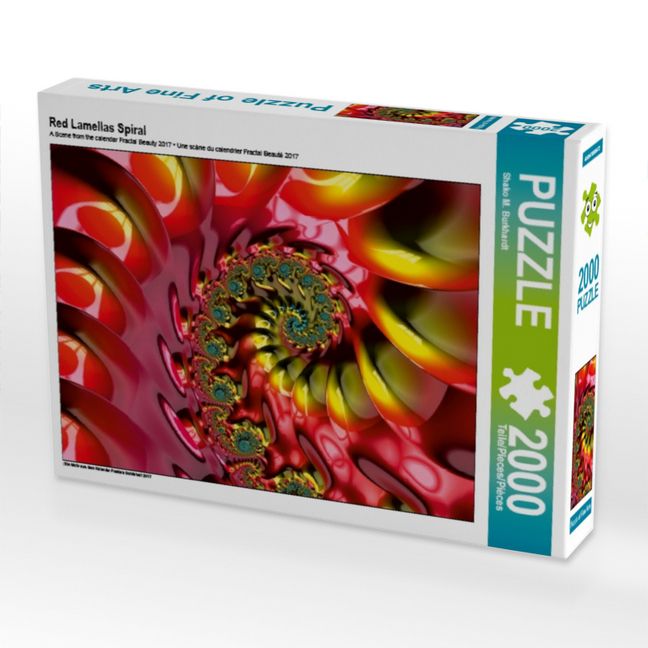 Produktbild: Red Lamellas Spiral (Puzzle)