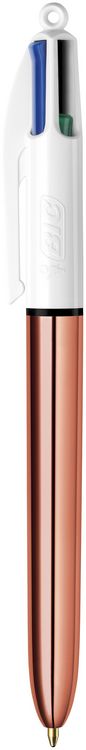 Produktbild: BIC Kugelschreiber 4 Farben rose gold 3er Set