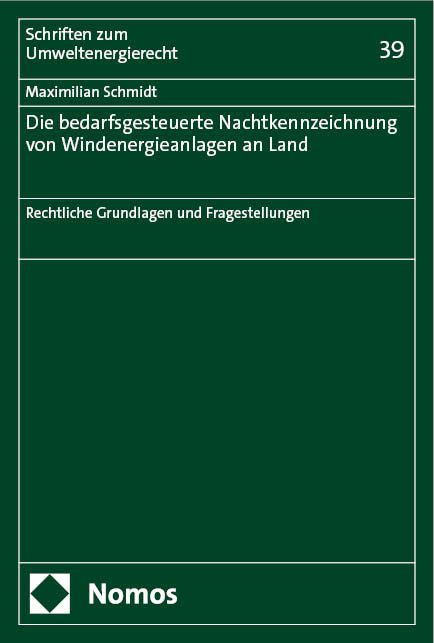 Produktbild: Die bedarfsgesteuerte Nachtkennzeichnung von Windenergieanlagen an Land