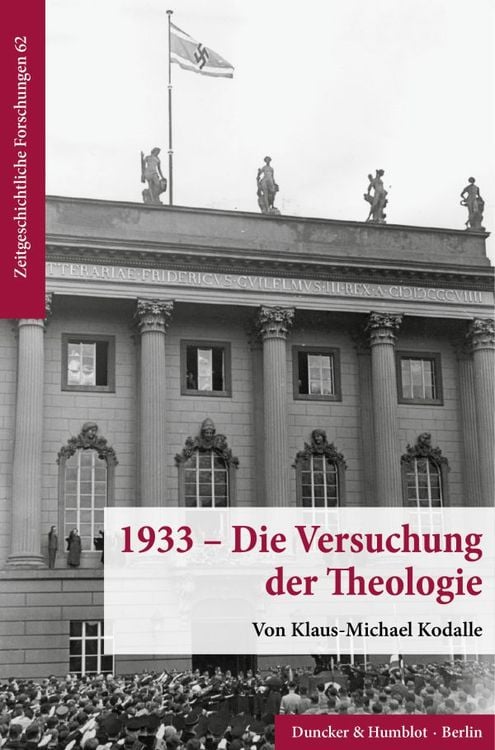 Produktbild: 1933 – Die Versuchung der Theologie.