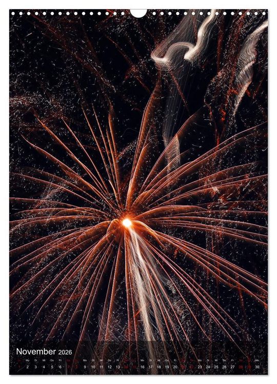 Produktbild: FEUERWERK - Lichtspiele (Wandkalender 2026 DIN A3 hoch), CALVENDO Monatskalender