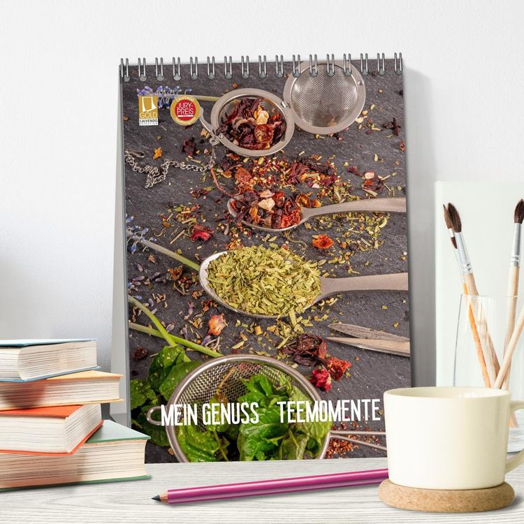 Produktbild: Mein Genuss Teemomente (Tischkalender 2026 DIN A5 hoch), CALVENDO Monatskalender
