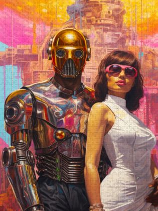 Produktbild: CALVENDO Puzzle Futuristische Technologie | 1000 Teile Lege-Gr&ouml;&szlig;e 64x48cm Foto-Puzzle f&uuml;r gl&uuml;ckliche Stunden