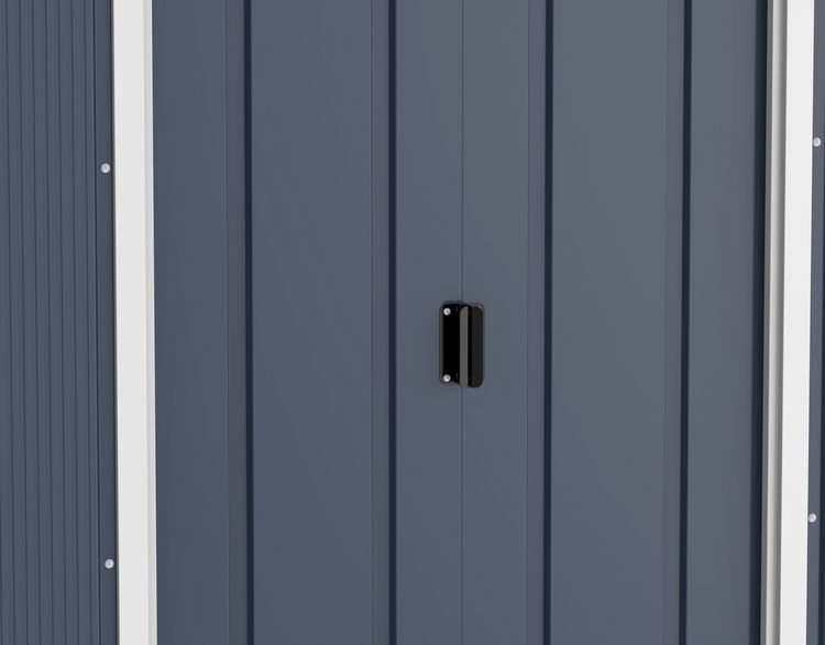 Produktbild: Metall Ger&auml;tehaus 203x113 Gartenhaus Schiebet&uuml;r