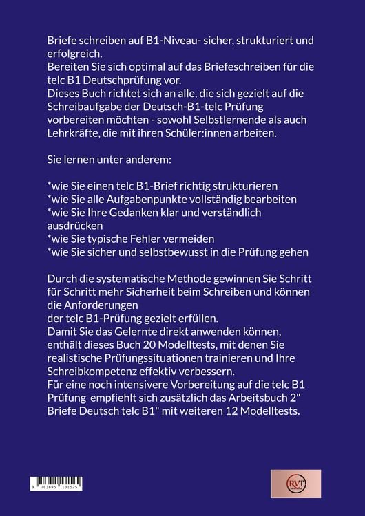 Produktbild: BRIEFE DEUTSCH B1 * 20 pr&uuml;fungs&auml;hnliche Modelltests
