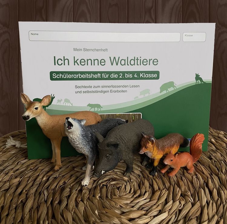 Produktbild: Ich kenne Waldtiere - Sch&uuml;lerarbeitsheft f&uuml;r die 2. bis 4. Klasse