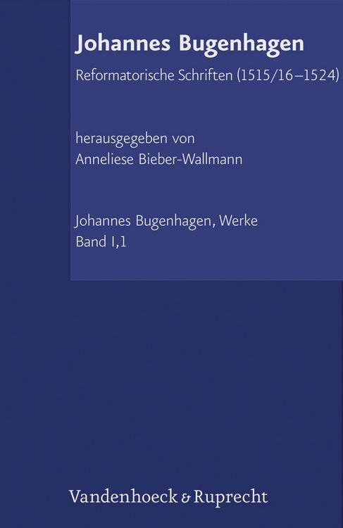 Produktbild: Reformatorische Schriften (1515/16-1524)