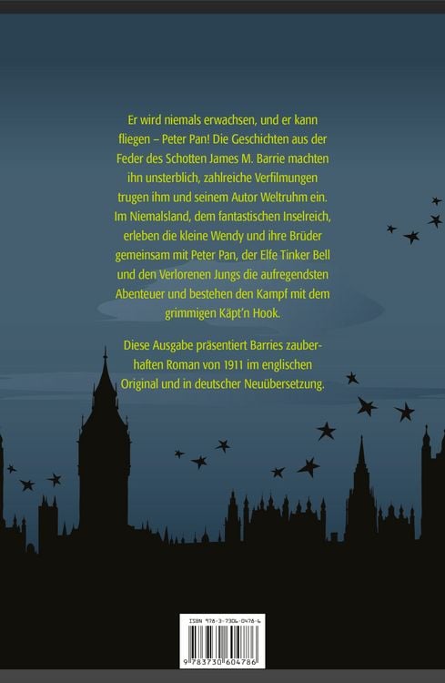 Produktbild: Peter Pan / Peter and Wendy (Zweisprachige Ausgabe, Englisch-Deutsch)
