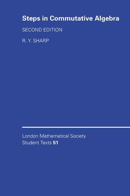 Produktbild: Steps in Commutative Algebra