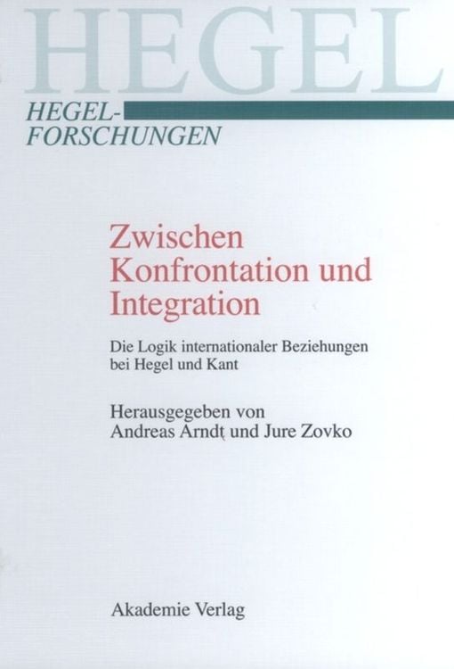 Produktbild: Zwischen Konfrontation und Integration