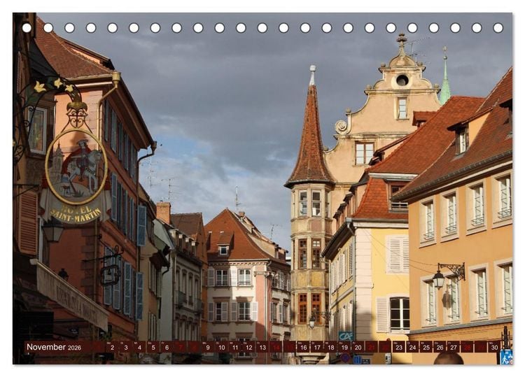 Produktbild: Das Elsass (Tischkalender 2026 DIN A5 quer), CALVENDO Monatskalender