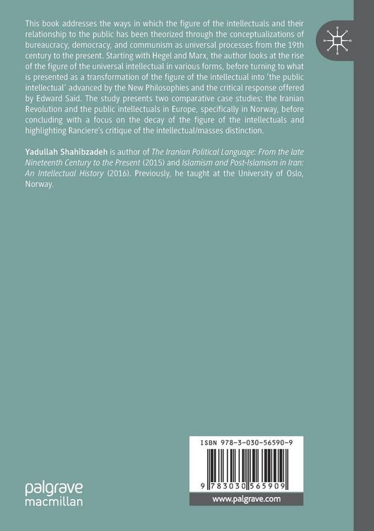 Produktbild: Public Intellectuals and Their Discontents