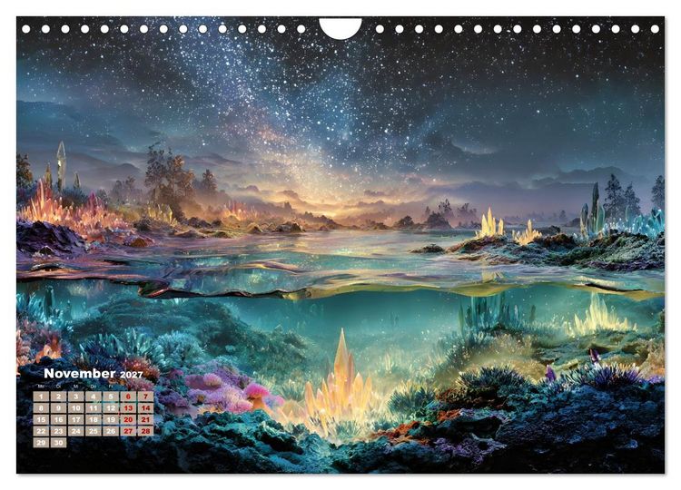 Produktbild: Below (Wandkalender 2027 DIN A4 quer), CALVENDO Monatskalender