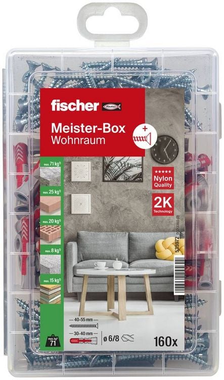 Produktbild: Fischer 535972 D&uuml;bel-Sortimentsbox 1St.