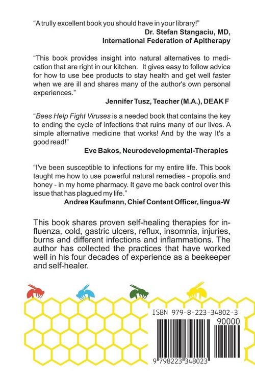 Produktbild: Bees Help Fight Viruses - How to Prevent and Heal Flu, Colds, Stomach Pain and Other Bacterial and Viral Infections