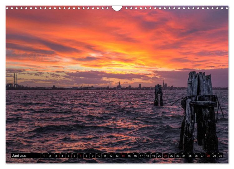 Produktbild: Vorpommern zwichen Tag und Nacht (Wandkalender 2026 DIN A3 quer), CALVENDO Monatskalender
