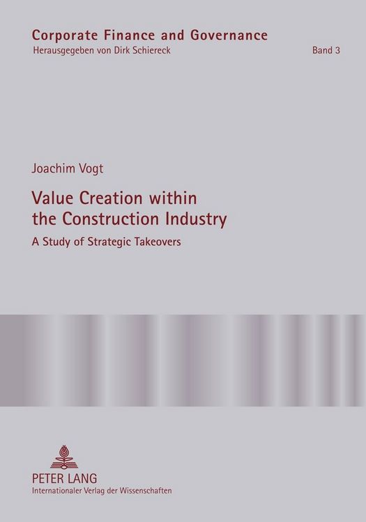 Produktbild: Value Creation within the Construction Industry