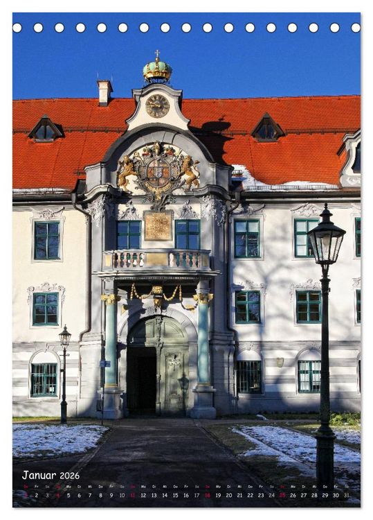 Produktbild: Schwabenmetropole Augsburg (Tischkalender 2026 DIN A5 hoch), CALVENDO Monatskalender