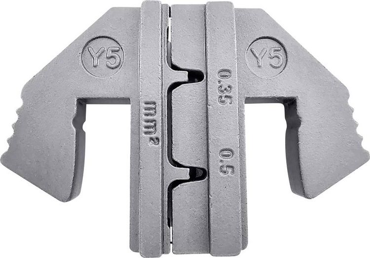 Produktbild: TOOLCRAFT TO-9625890 Crimpeinsatz Yazaki YES/YESC 0,64x0,64 Unversiegelter Kontakt 0.35 bis 0.5 mm&sup2; Passend f&uuml;r Marke (Zangen) TOOLCRAFT