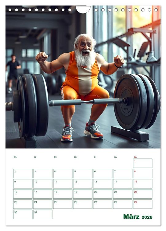 Produktbild: Alt, aber oho - Graue Haare, bunte Abenteuer (Wandkalender 2026 DIN A4 hoch), CALVENDO Monatskalender