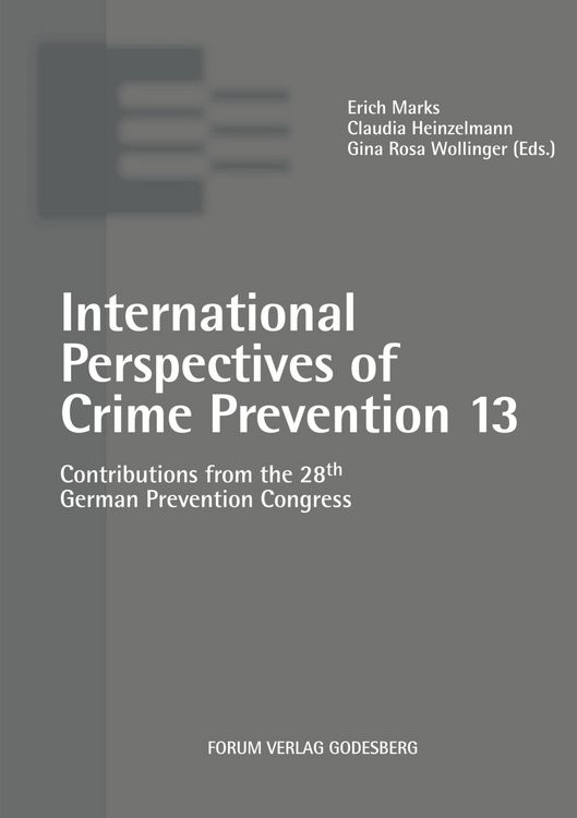 Produktbild: International Perspectives of Crime Prevention 13