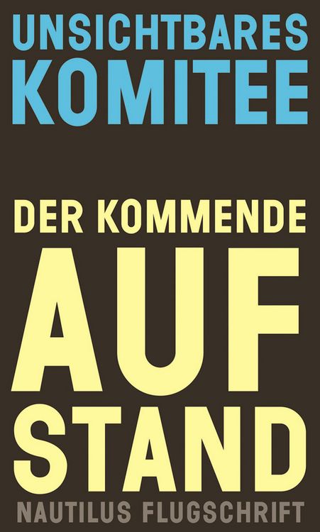 Produktbild: Der kommende Aufstand