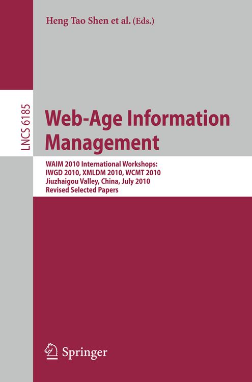 Produktbild: Web-Age Information Management. WAIM 2010 Workshops