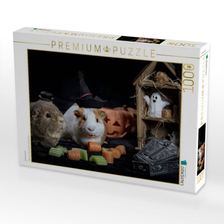 Produktbild: CALVENDO Puzzle Schweinoween | 1000 Teile Lege-Gr&ouml;&szlig;e 64x48cm Foto-Puzzle f&uuml;r gl&uuml;ckliche Stunden