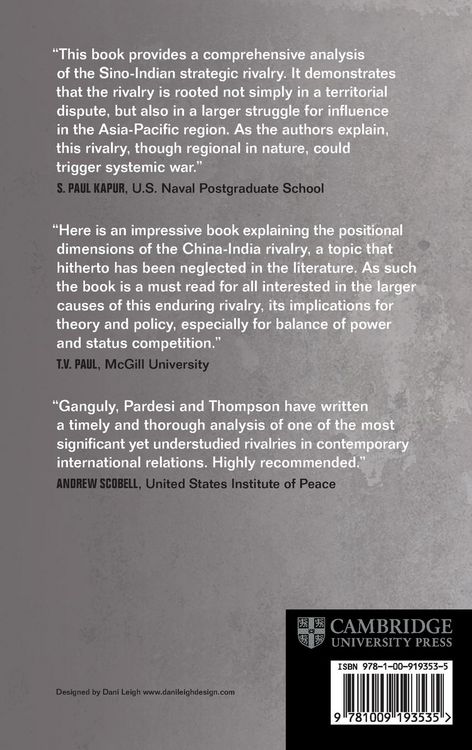 Produktbild: The Sino-Indian Rivalry