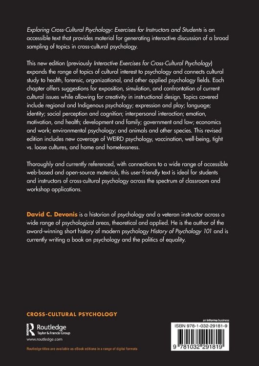 Produktbild: Exploring Cross-Cultural Psychology