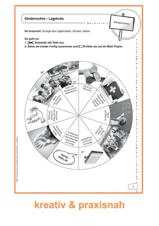 Produktbild: Projektmappe Kinderrechte 3. - 5. Klasse