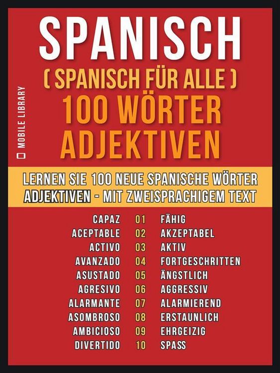 Produktbild: Spanisch ( Spanisch f&uuml;r Alle ) 100 W&ouml;rter - Adjektiven