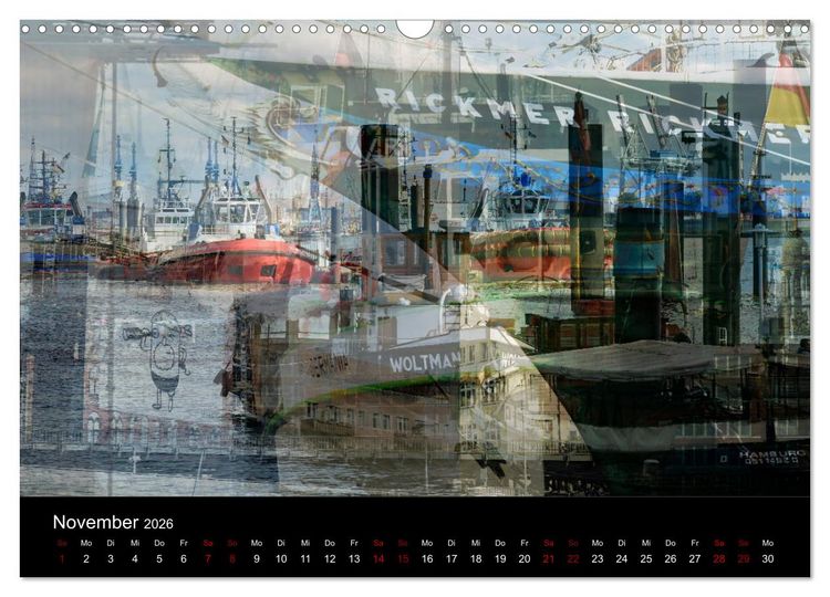 Produktbild: Hamburg-Art (Wandkalender 2026 DIN A3 quer), CALVENDO Monatskalender