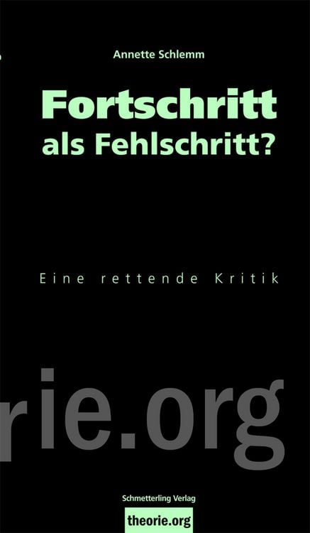 Produktbild: Fortschritt als Fehltritt