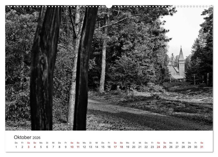 Produktbild: Wachgek&uuml;sst - Vom Zauber der Vergangenheit - S&uuml;dwestkirchhof Stahnsdorf (Wandkalender 2026 DIN A2 quer), CALVENDO Monatskalender