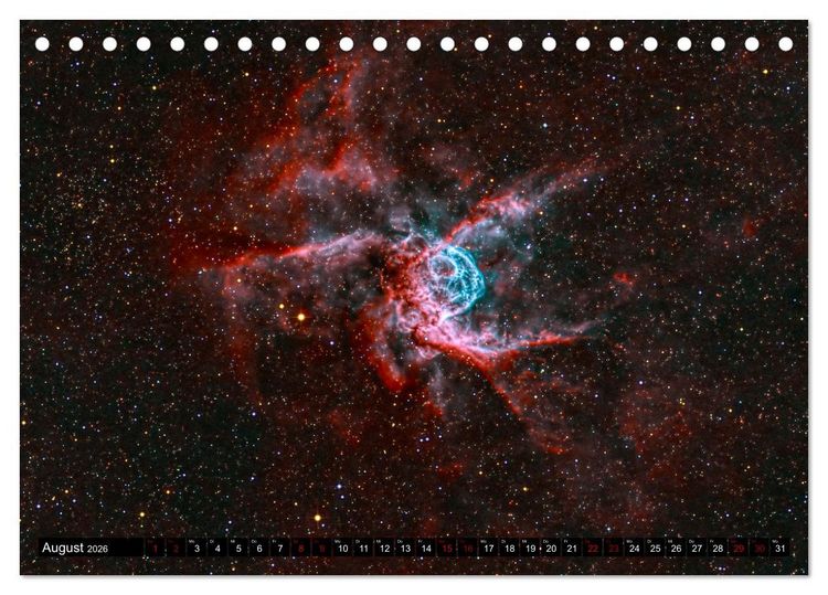 Produktbild: Deepsky XVII (Tischkalender 2026 DIN A5 quer), CALVENDO Monatskalender