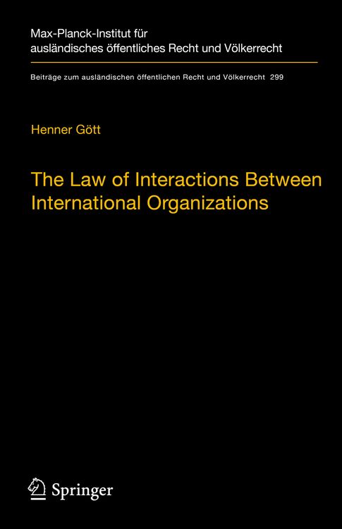 Produktbild: The Law of Interactions Between International Organizations