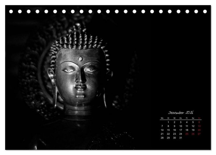 Produktbild: Worte des Buddha 2026 (Tischkalender 2026 DIN A5 quer), CALVENDO Monatskalender