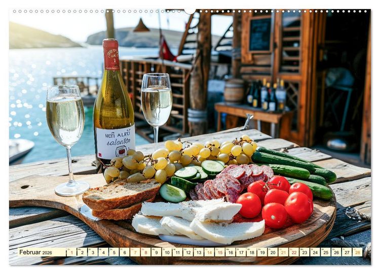 Produktbild: Picknick f&uuml;r Gourmets - Genuss erleben (Wandkalender 2026 DIN A2 quer), CALVENDO Monatskalender