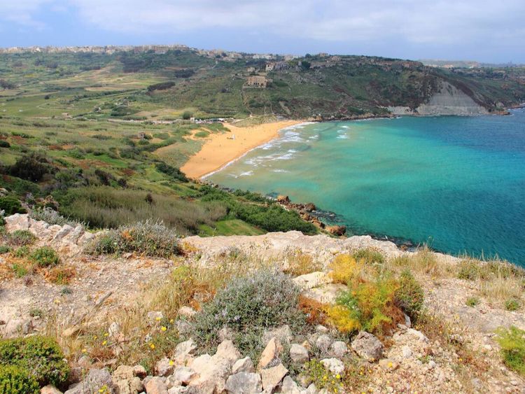 Produktbild: CALVENDO Puzzle Ramla Bay, Gozo | 1000 Teile Lege-Gr&ouml;&szlig;e 64x48cm Foto-Puzzle f&uuml;r gl&uuml;ckliche Stunden