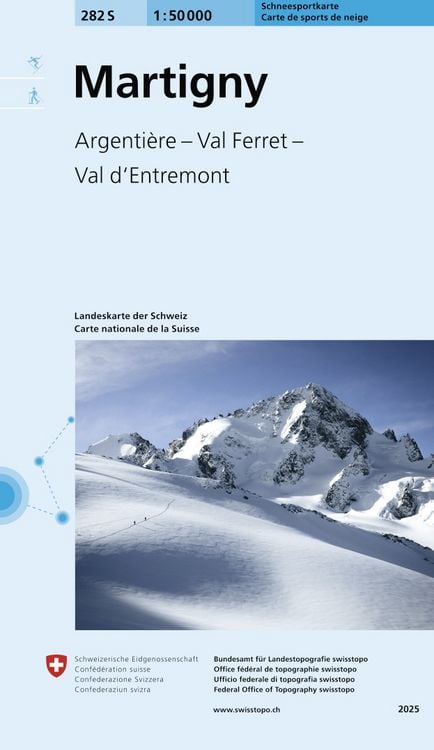 Produktbild: 282S Martigny Schneesportkarte