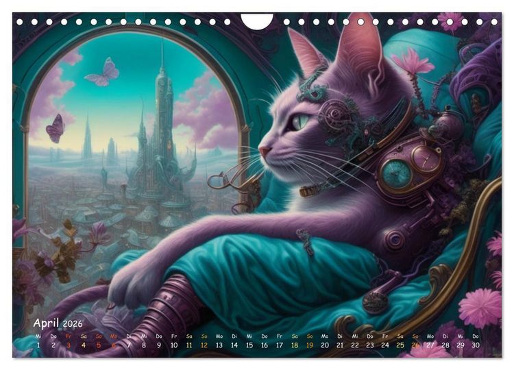 Produktbild: unm&ouml;gliche Traumwelten (Wandkalender 2026 DIN A4 quer), CALVENDO Monatskalender