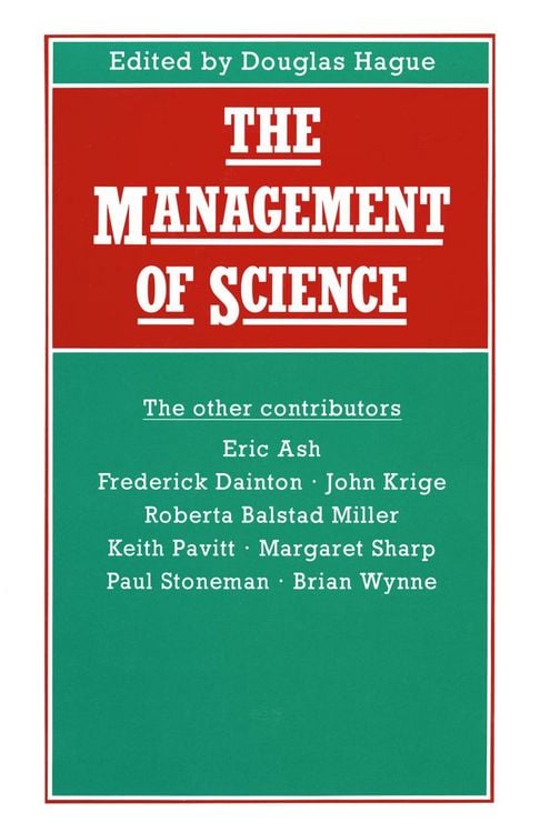 Produktbild: The Management of Science
