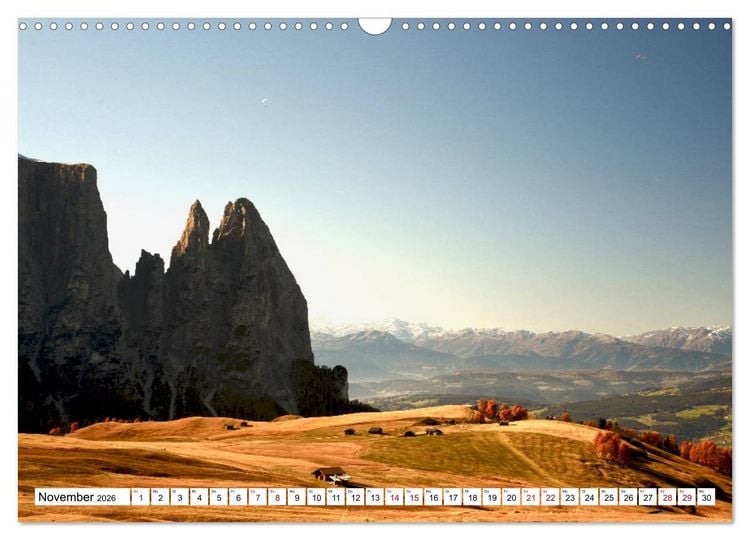 Produktbild: Der Schlern - Magie und Mythos im Herzen der Dolomiten (Wandkalender 2026 DIN A3 quer), CALVENDO Monatskalender