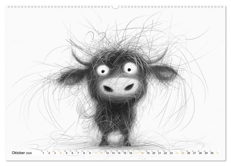 Produktbild: Tierisches Tohuwabohu (hochwertiger Premium Wandkalender 2026 DIN A2 quer), Kunstdruck in Hochglanz